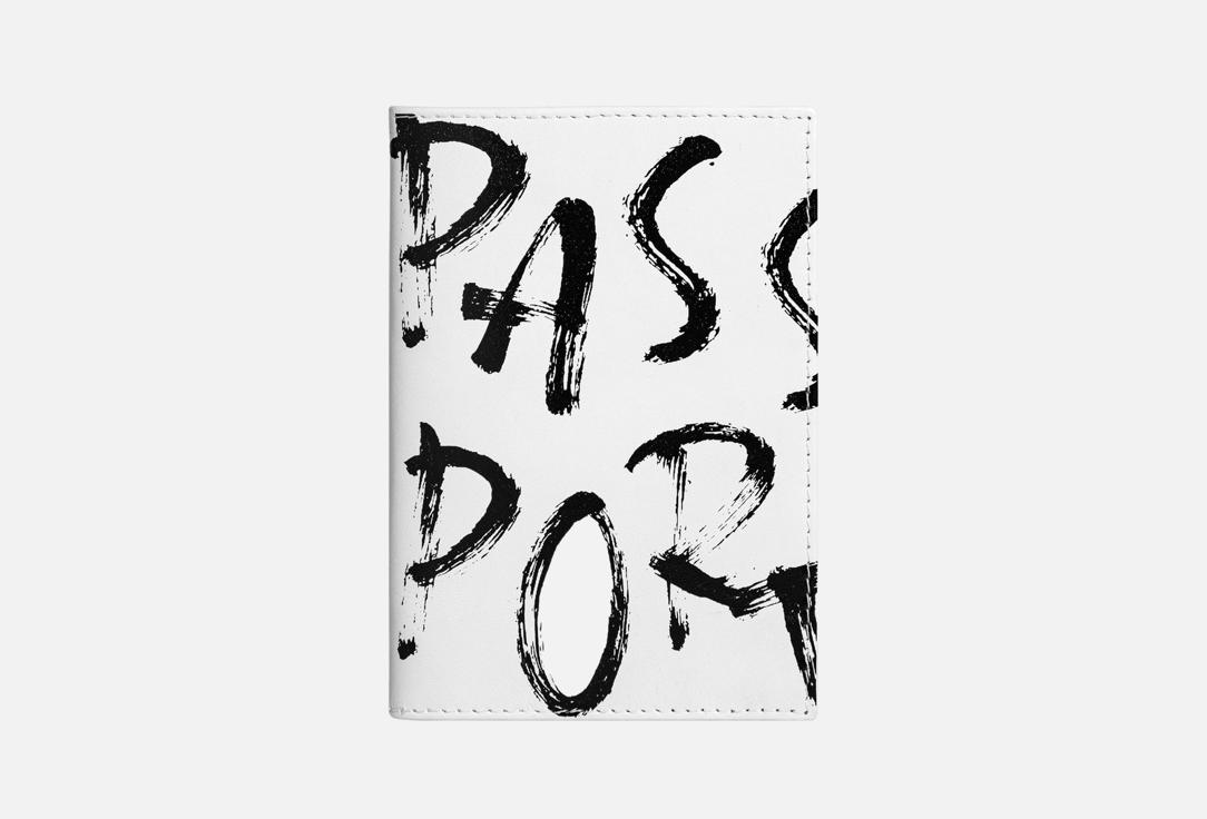 Изображение товара Кожаная обложка для паспорта mumi Токио бело-черная