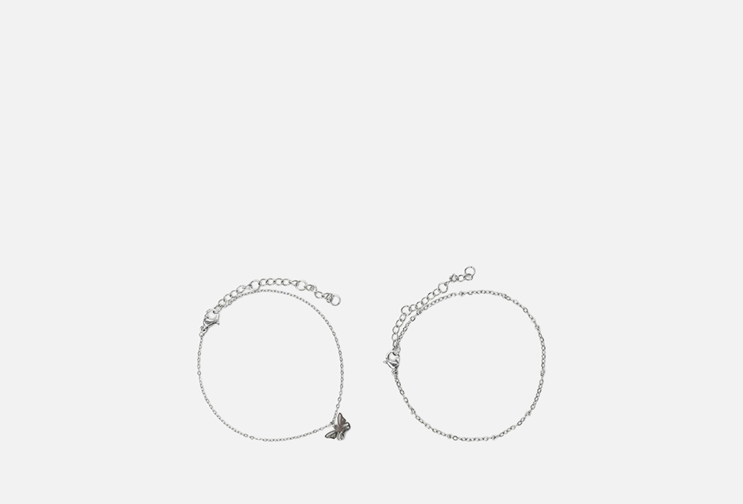 

Набор браслетов MARMALATO, С подвеской бабочкой 2 шт