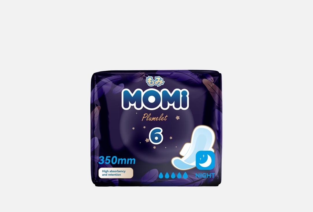 

Гигиенические прокладки MOMI, Night 6 шт