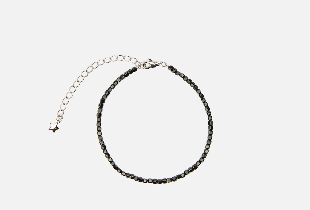 Изображение товара Браслет из шпинели с удлинительной цепочкой и бижутерным замком