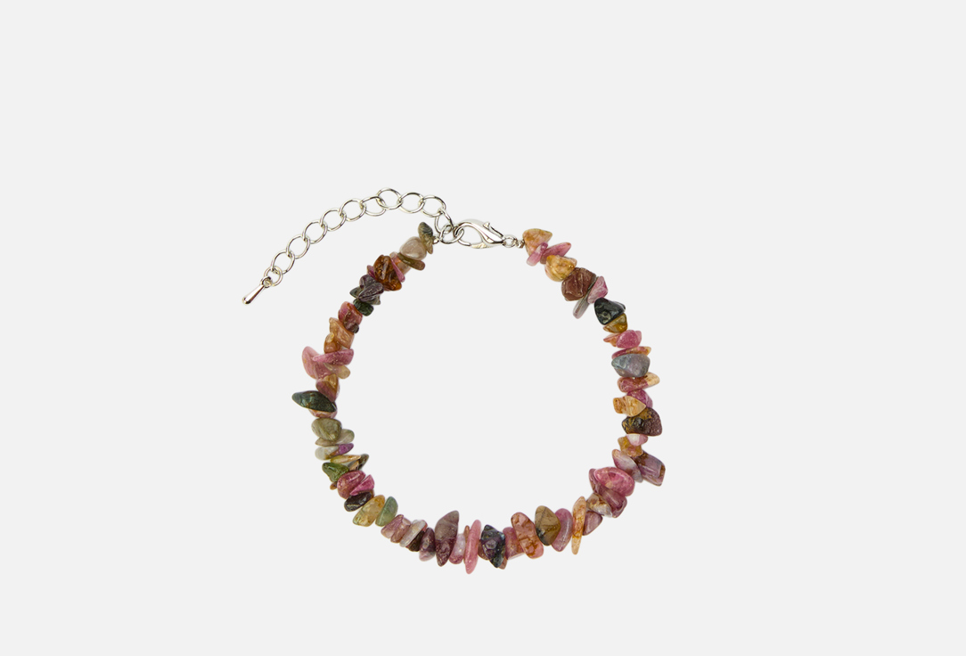 Изображение товара Браслет из турмалина и бижутерного сплава Палитра стильное украшение