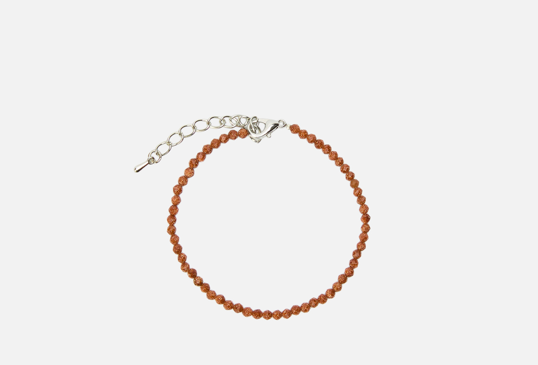 Изображение товара Браслет из авантюрина Палитра регулируемый с удлинительной цепочкой