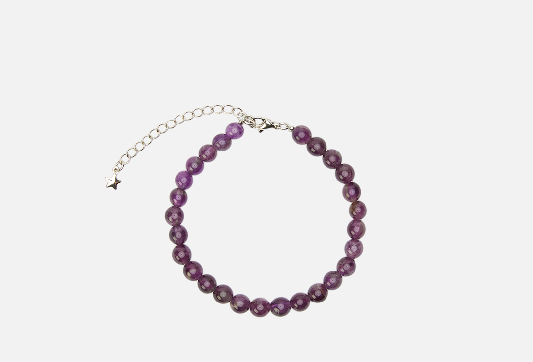 Изображение товара Браслет из аметиста от Палитра с удлинителем и бижутерным замком