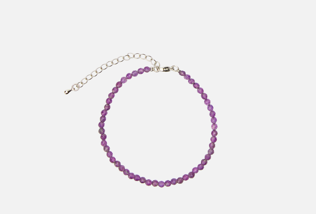 Изображение товара Браслет из аметиста Палитра с регулировкой длины