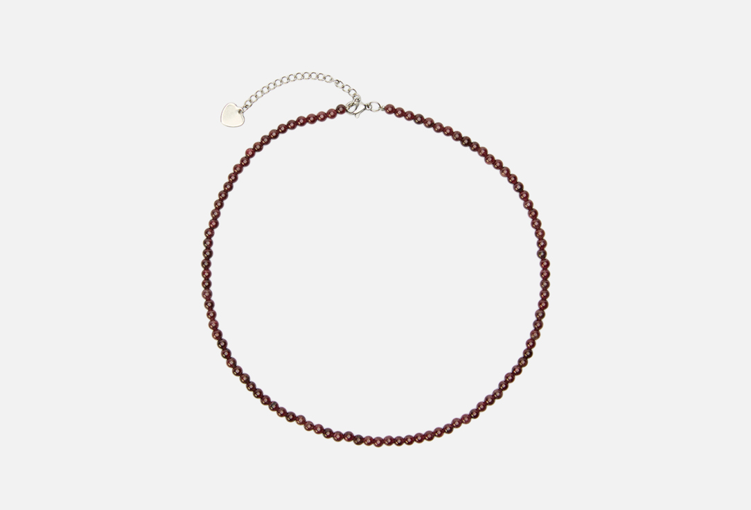 Изображение товара Колье из граната Палитра с удлинителем и бижутерным сплавом