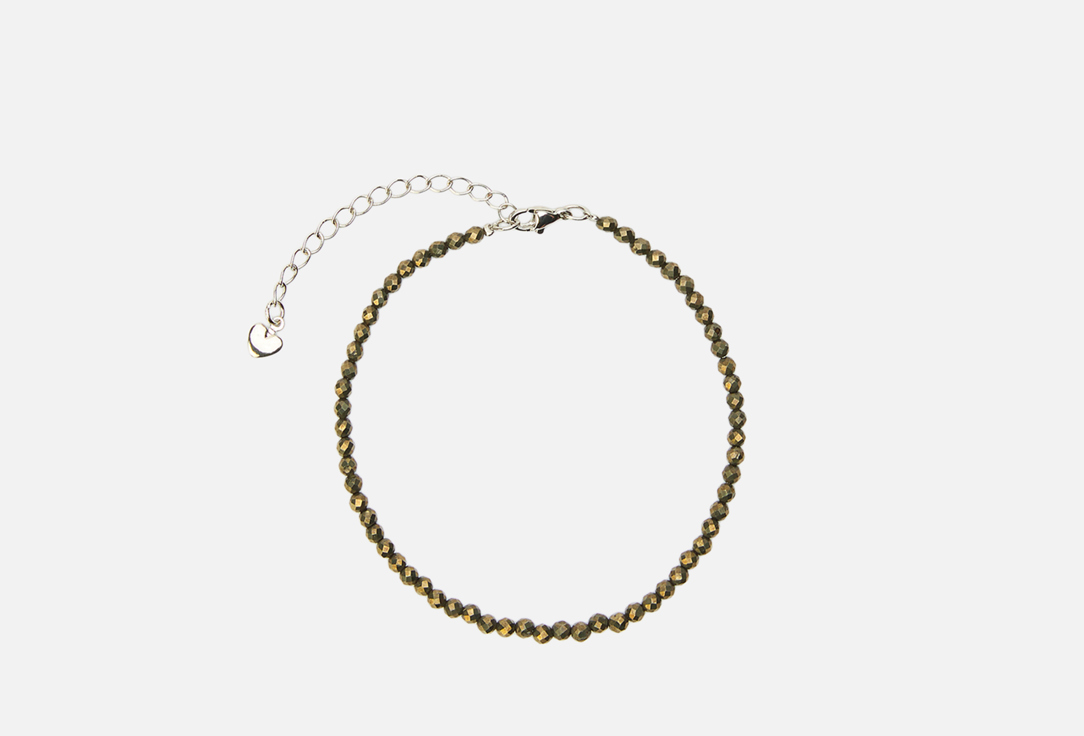 Изображение товара Браслет из пирита с замком и удлинительной цепочкой Палитра