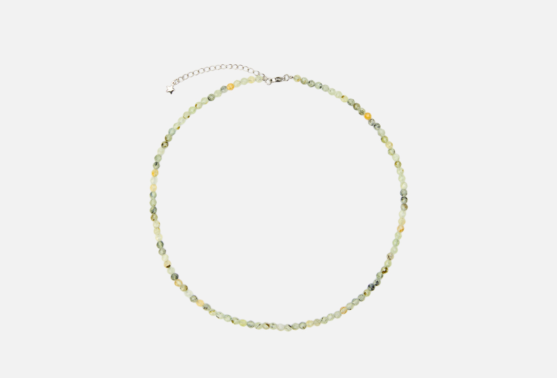 Изображение товара Колье из пренита 45 см с удлинителем Палитра для женщин и мужчин