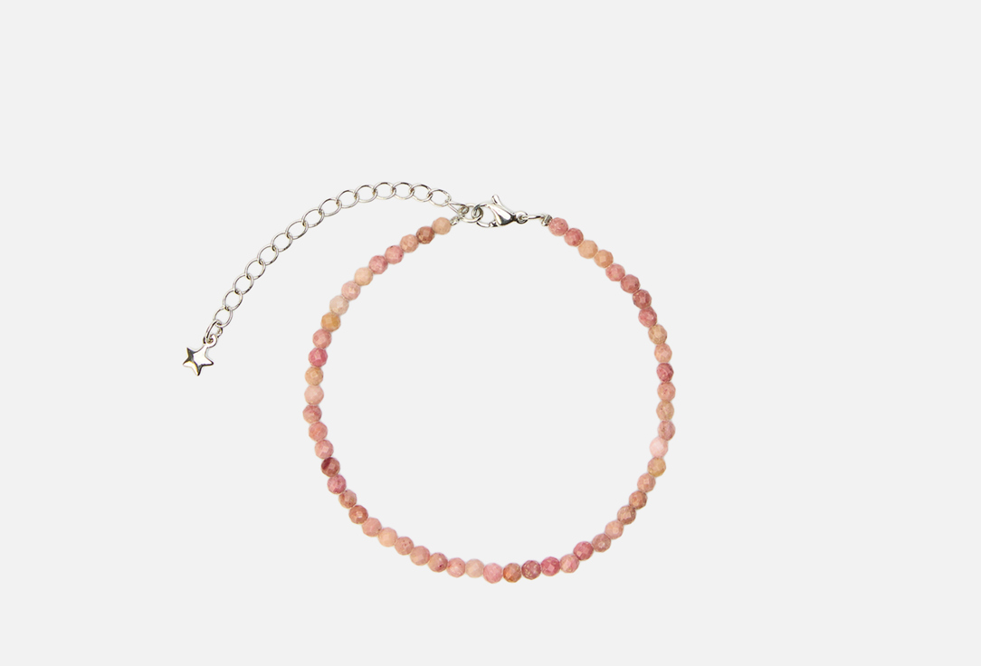 Изображение товара Браслет из родохрозита Палитра с удлинительной цепочкой 19 см