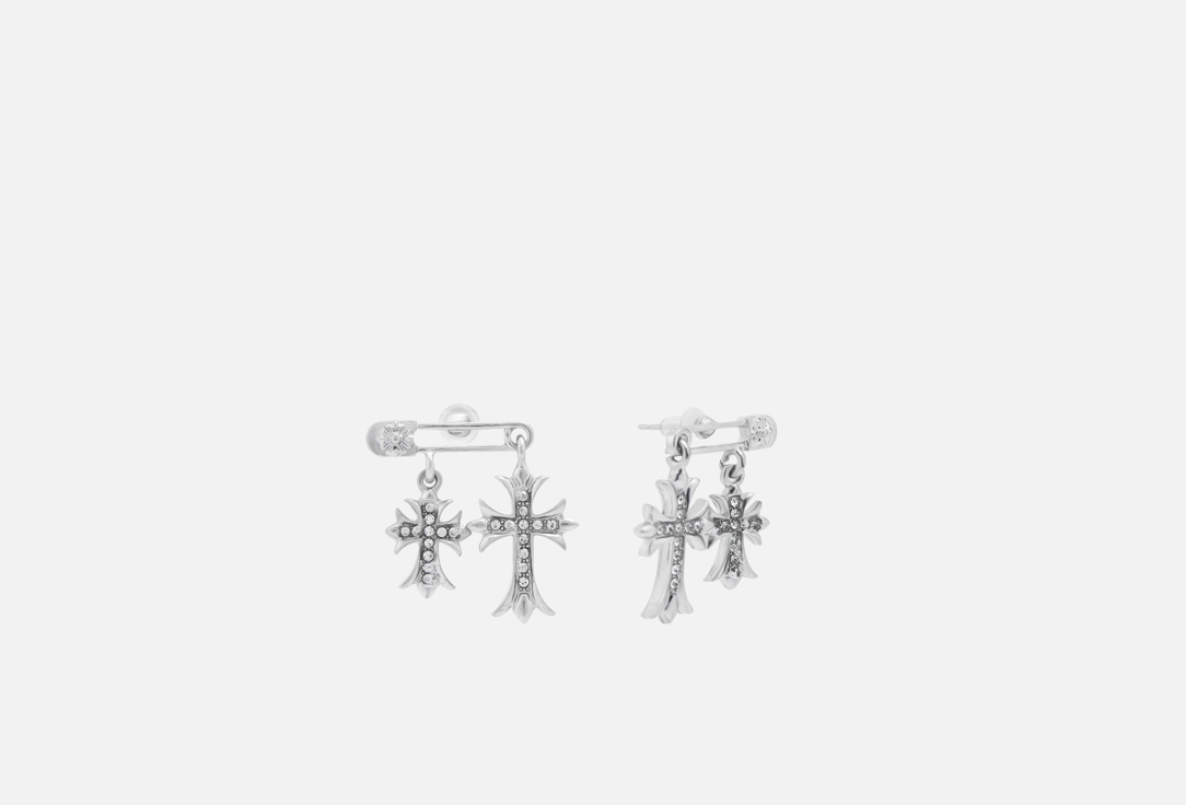 

Серьги GAMORA, Кресты и стразы 2 шт