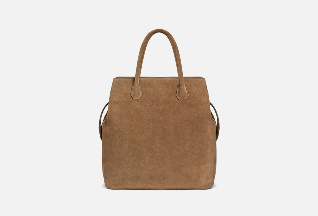 Изображение товара Замшевая сумка на плечо 12 STOREEZ Табачная