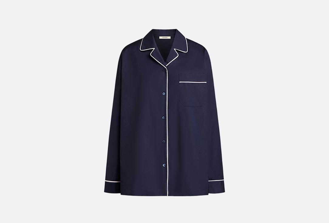 Изображение товара Пижама хлопковая 12 STOREEZ для женщин с контрастным кантом