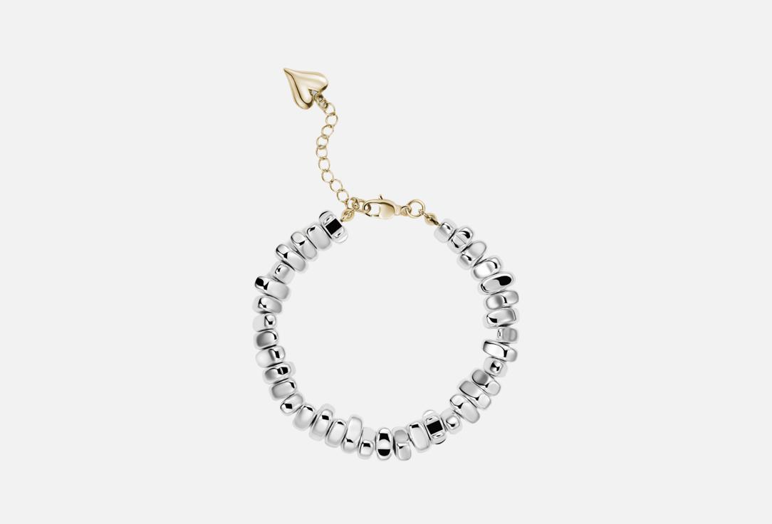 Изображение товара Браслет LACHI с золотистым сердечком для женщин ручная работа синтетический гематит