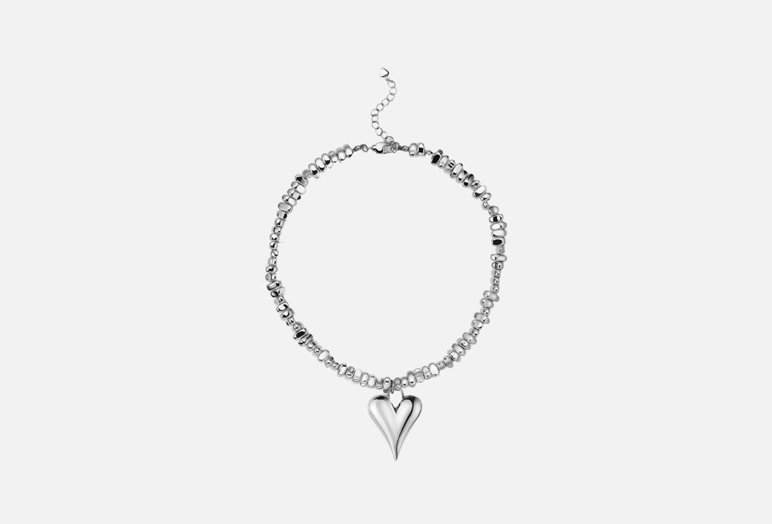 Изображение товара Колье из гематита с сердечком ручная работа LACHI 37 см