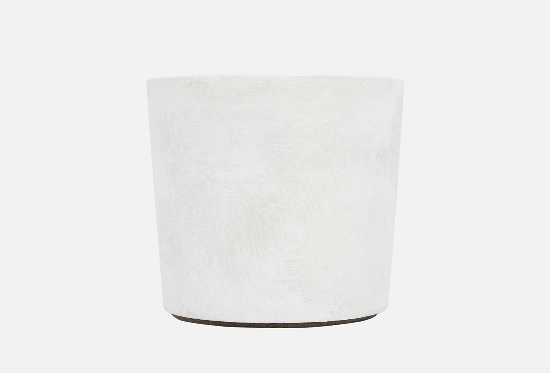 

Горшок с поддоном KOMPOZIT, Аура, белый кедр, d-18 см 1 шт