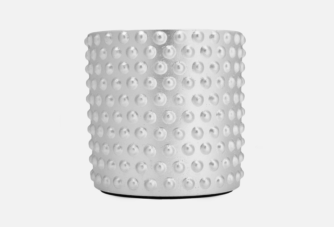 

Кашпо KOMPOZIT, Драже, серебро, цилиндр, d-15 см 1 шт