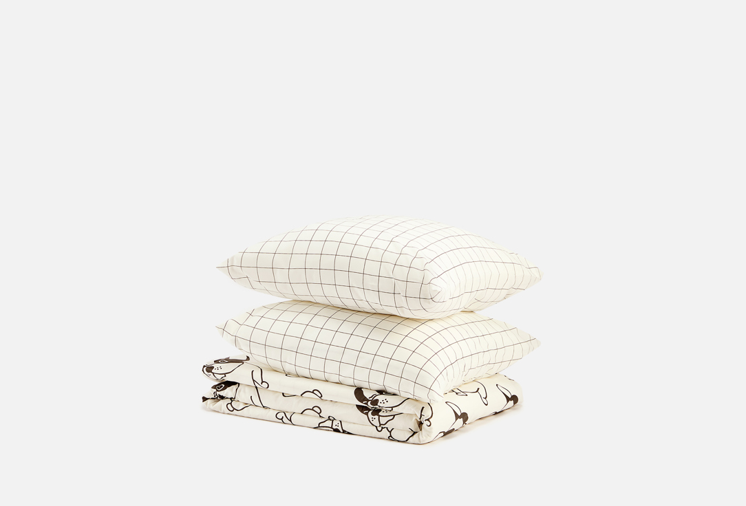 Изображение товара Комплект постельного белья LOVE BERRY Бульдоги, полутораспальный