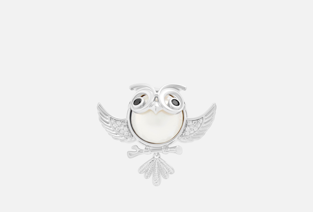 

Брошь FIORE LUNA, Сова Zircon 1 шт