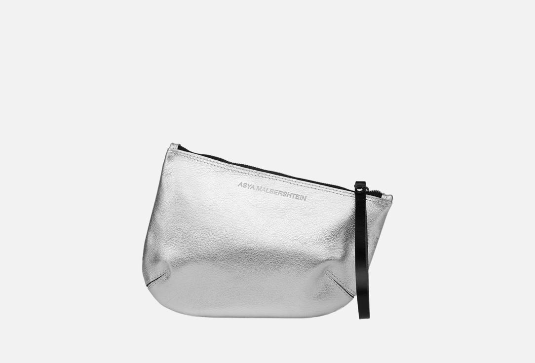 Изображение товара Кожаный клатч ASYA MALBERSHTEIN серебряный для женщин