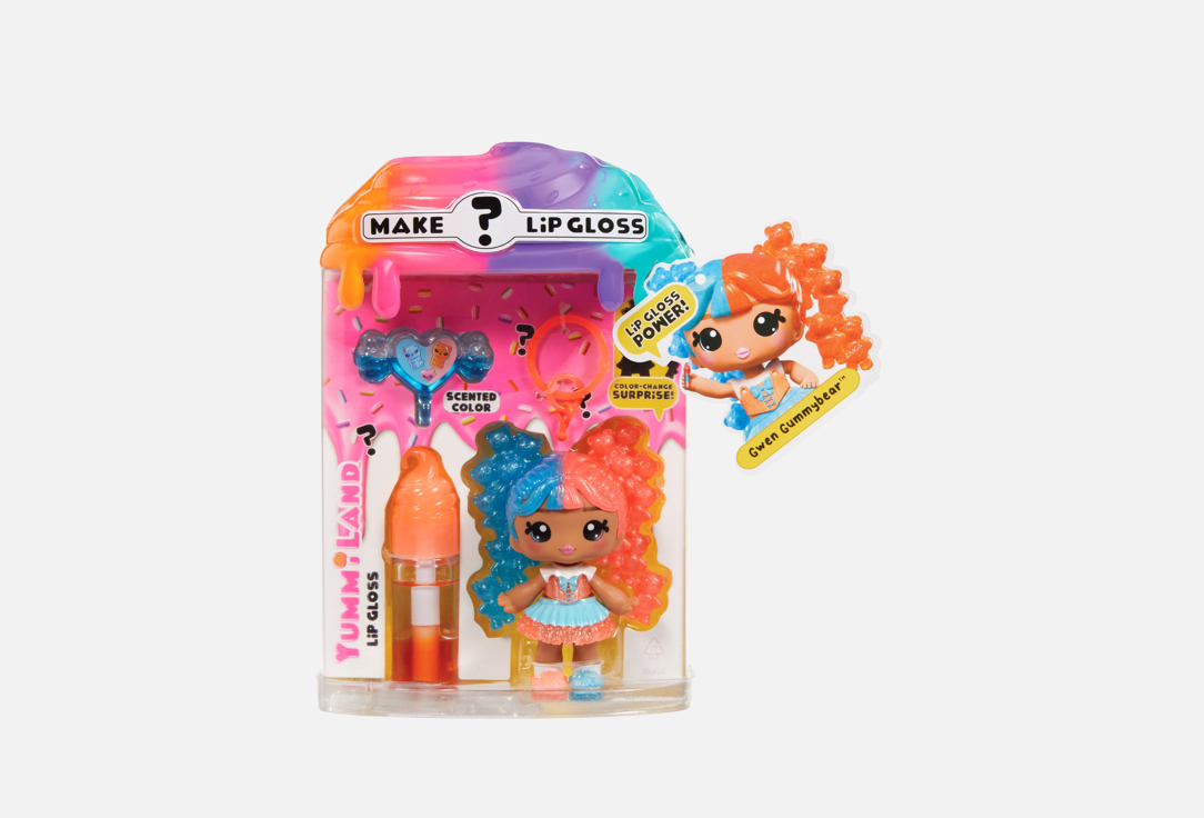 

Игровой набор YUMMILAND, Кукла Гвен Гаммибеар и блеск для губ 1 шт