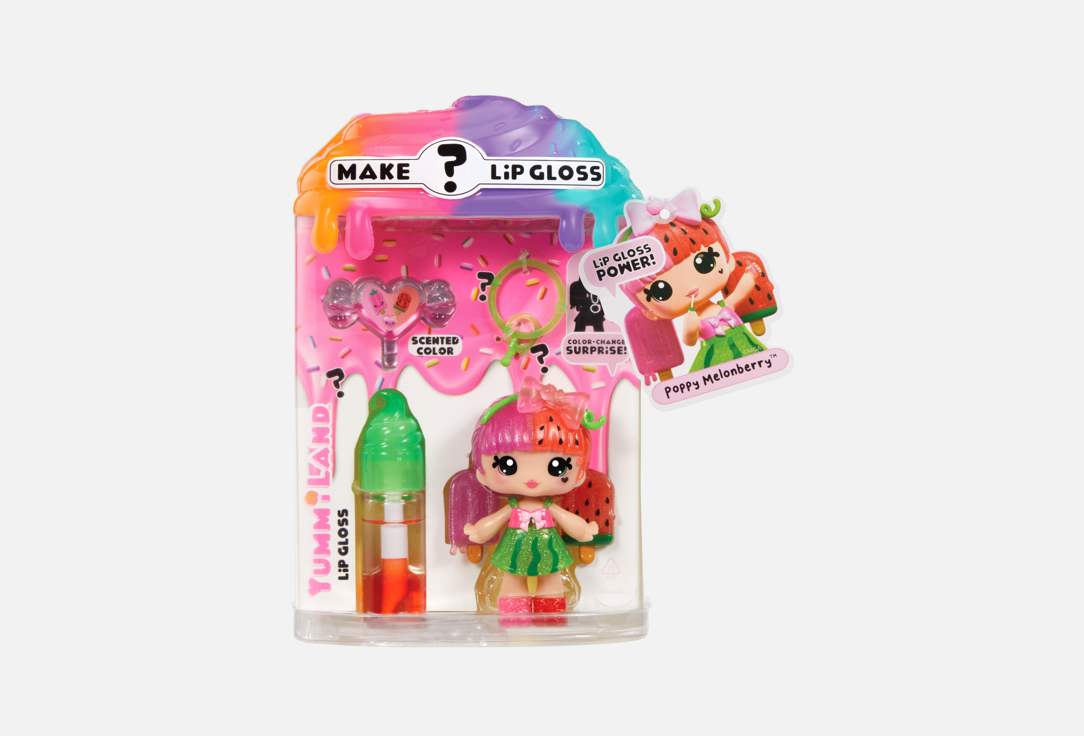

Игровой набор YUMMILAND, Кукла Поппи Мелонберри и блеск для губ 1 шт