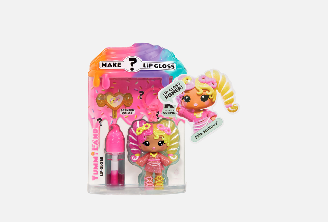 

Игровой набор YUMMILAND, Кукла Мила Меллоуз и блеск для губ 1 шт
