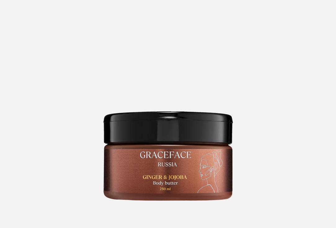 

Питательный крем-баттер для тела GRACEFACE, Ginger & jojoba 250 мл