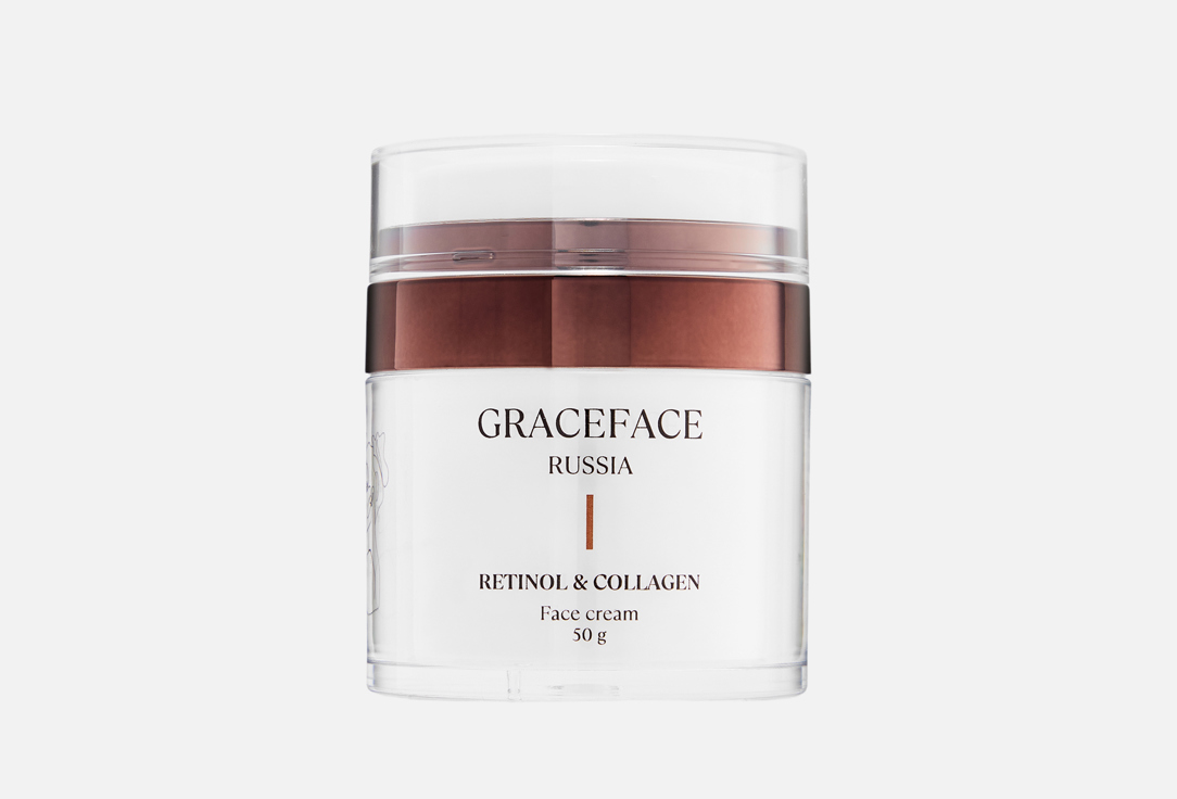 

Омолаживающий крем для лица GRACEFACE, Retinol & collagen 50 г