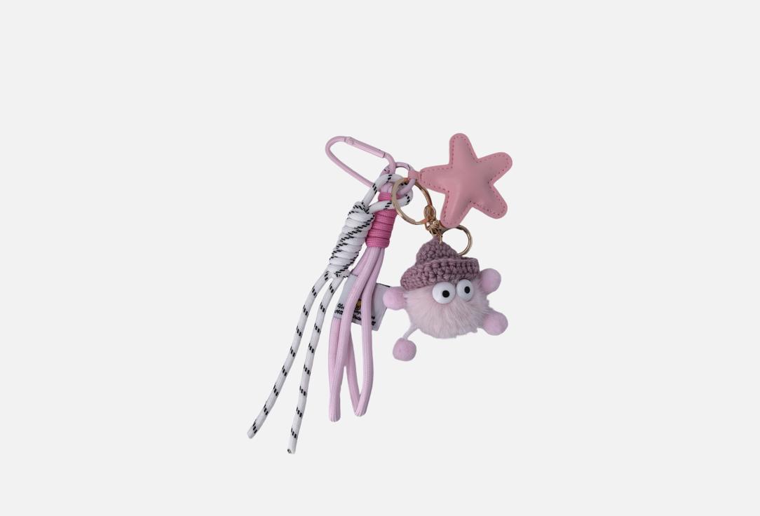 

Брелок-обвес ZU CHARMS, Miu star fluffy pink 1 шт