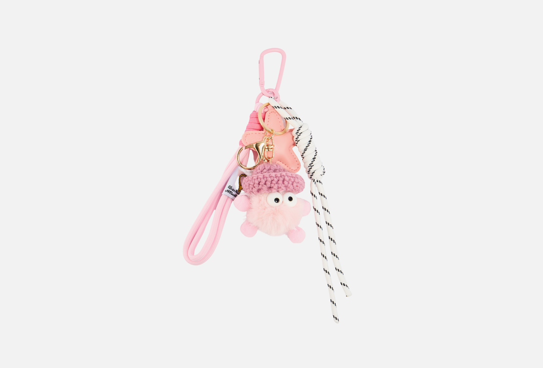 

Брелок-обвес ZU CHARMS, Miu star fluffy pink 1 шт
