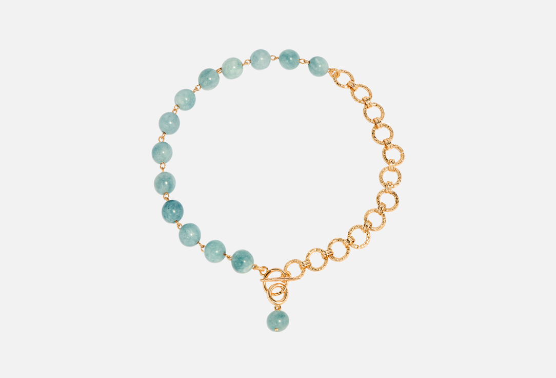 

Цепочка SOULAB, Асимметричная с аквамарином 1 шт