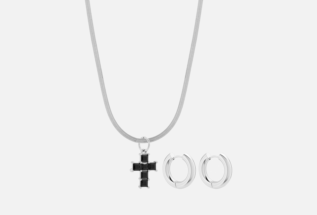 

Набор украшений SOULAB, С черным крестом 3 шт