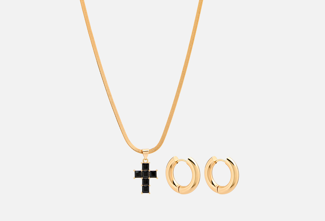 

Набор украшений SOULAB, С черным крестом 3 шт