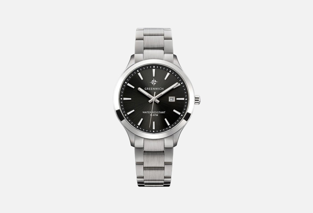 Изображение товара Наручные кварцевые часы Greenwich Helm 42 мм водозащита 100 м стильные элегантные