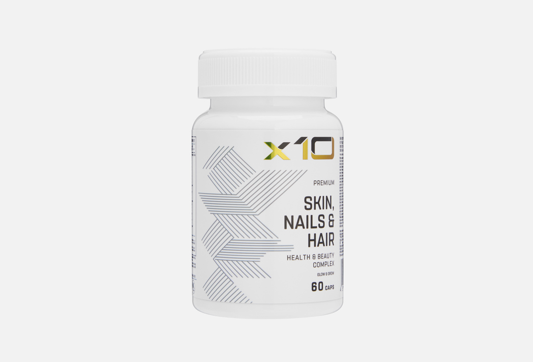 Изображение товара Бад для здоровья кожи, волос, ногтей и суставов x10premium в капсулах