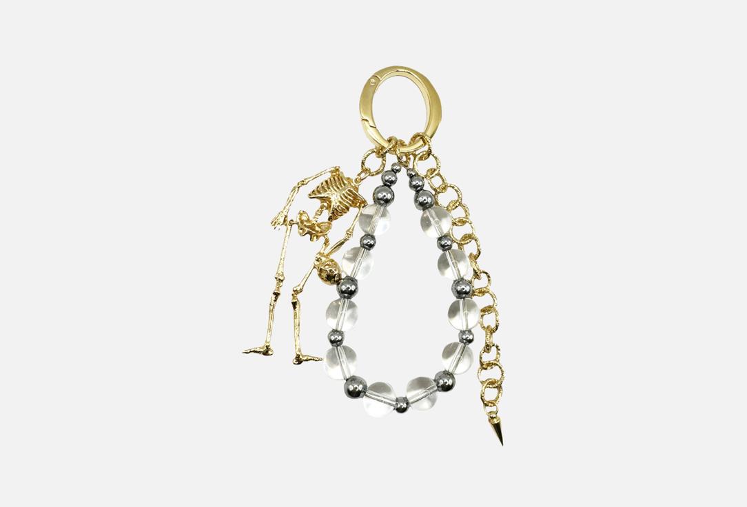 

подвеска на сумку LA FAMILY, Мультиколор, Скелет