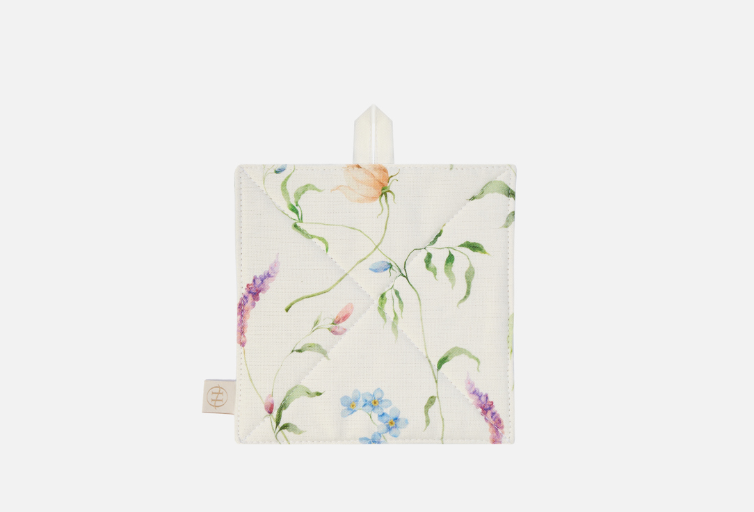 

Прихватка ORDINARY HOME & LIFESTYLE, Белый, Весенние цветы 1 шт