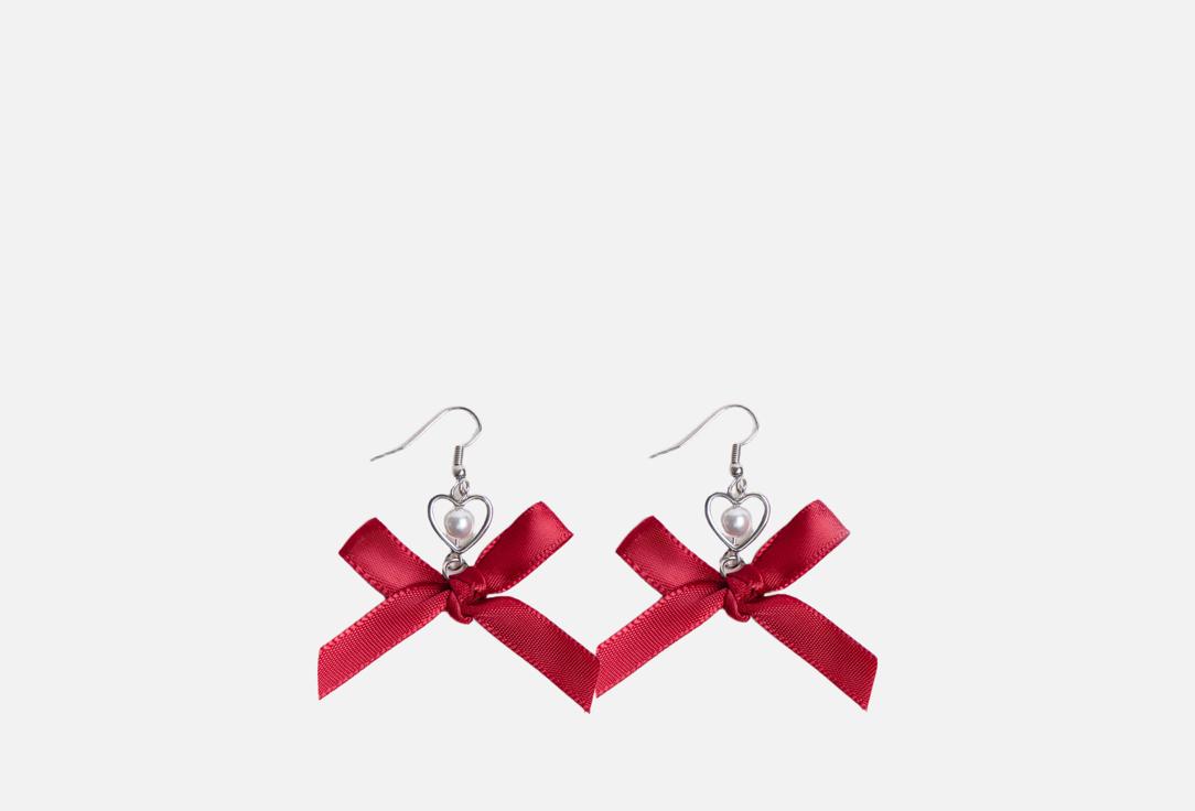 Изображение товара Женские серьги Befree с сердечками и бантиками украшения для женщин 2,5 см