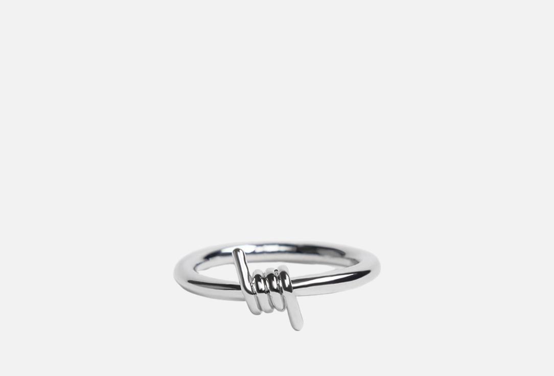 Изображение товара Женское кольцо Befree из серебристого бижутерного сплава с имитацией проволоки 18 размер