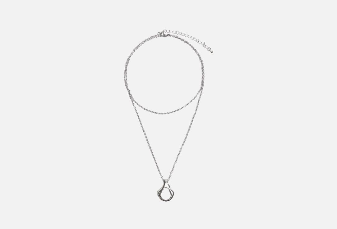 Изображение товара Двуслойное женское колье Befree с абстрактной подвеской и регулировкой длины