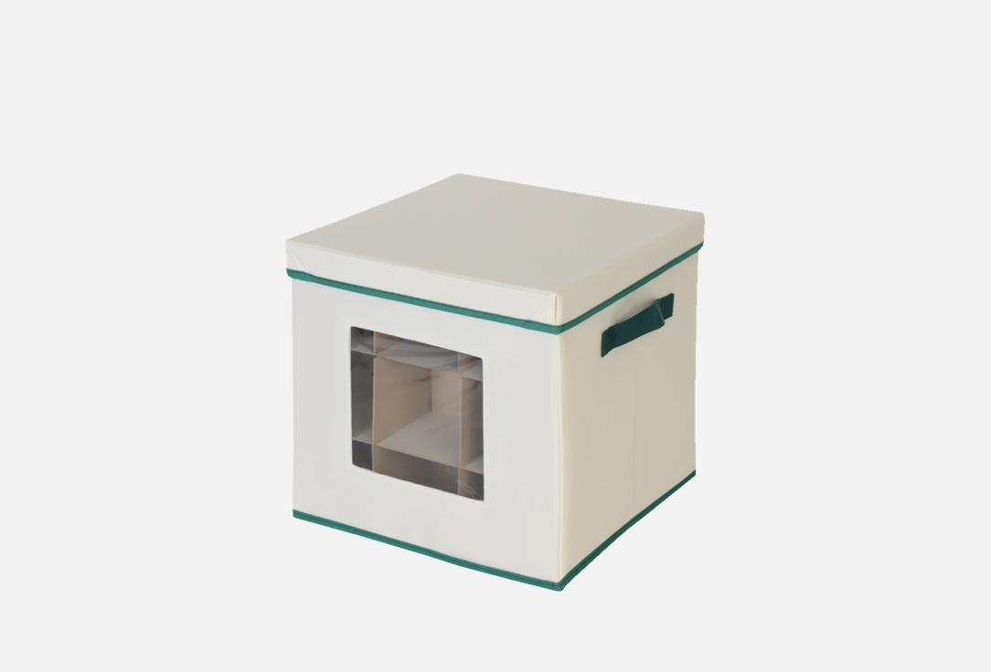 

Короб для хранения MANDARIN DECOR, Бежевый, Christmas 30.5х30,5х30.5 см 1 шт