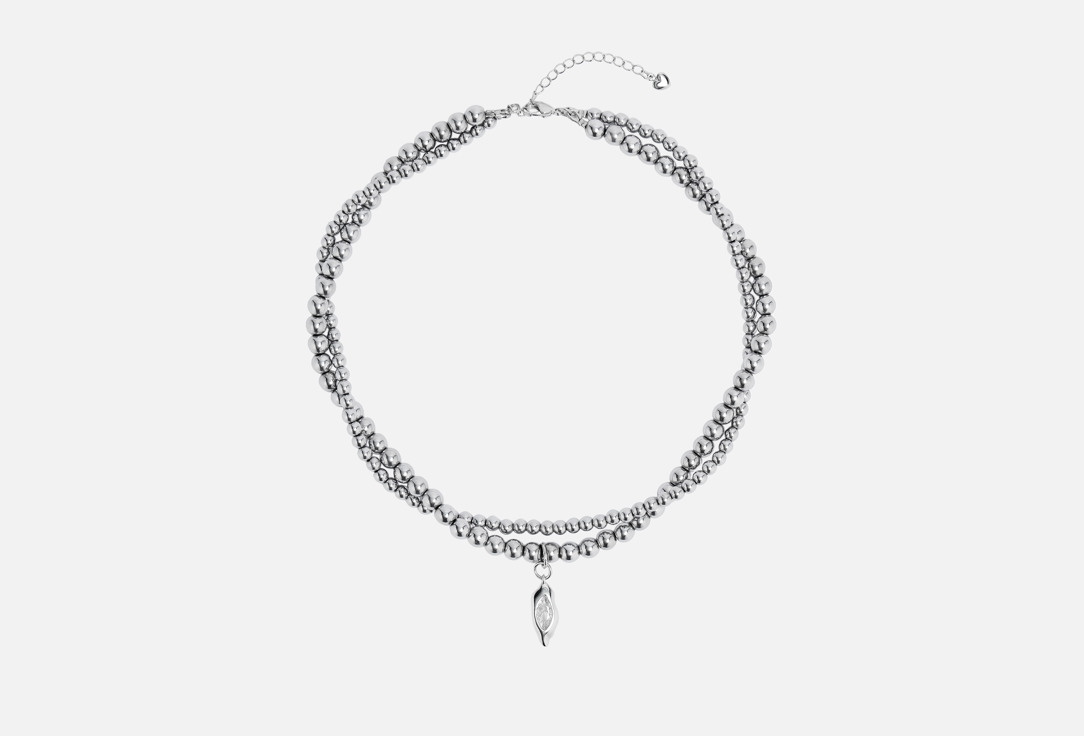 Изображение товара Колье 19.stone двойное с подвеской