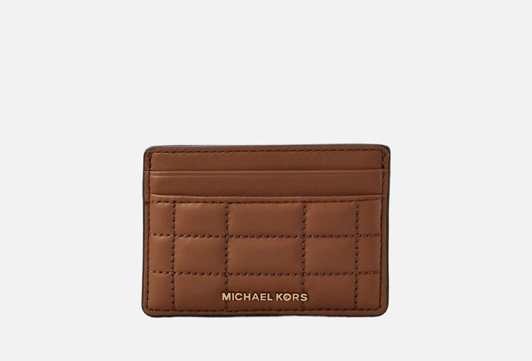 

Кожаная визитница MICHAEL KORS, Бежевый, JET SET