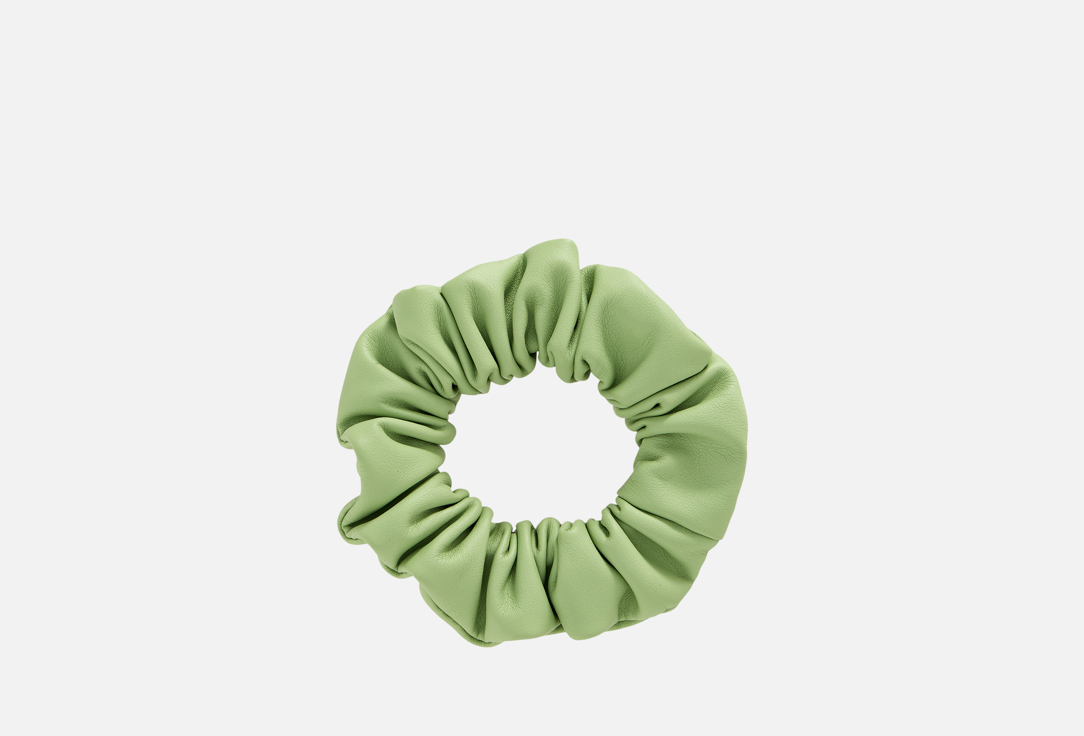 

Резинка для волос MIA COSA, Зеленый, Vegan leather Scrunchy, medium 1 шт