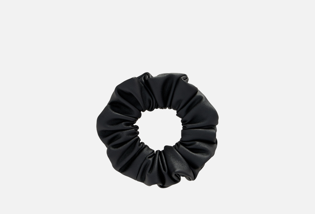 

Резинка для волос MIA COSA, Черный, Vegan leather Scrunchy, medium 1 шт