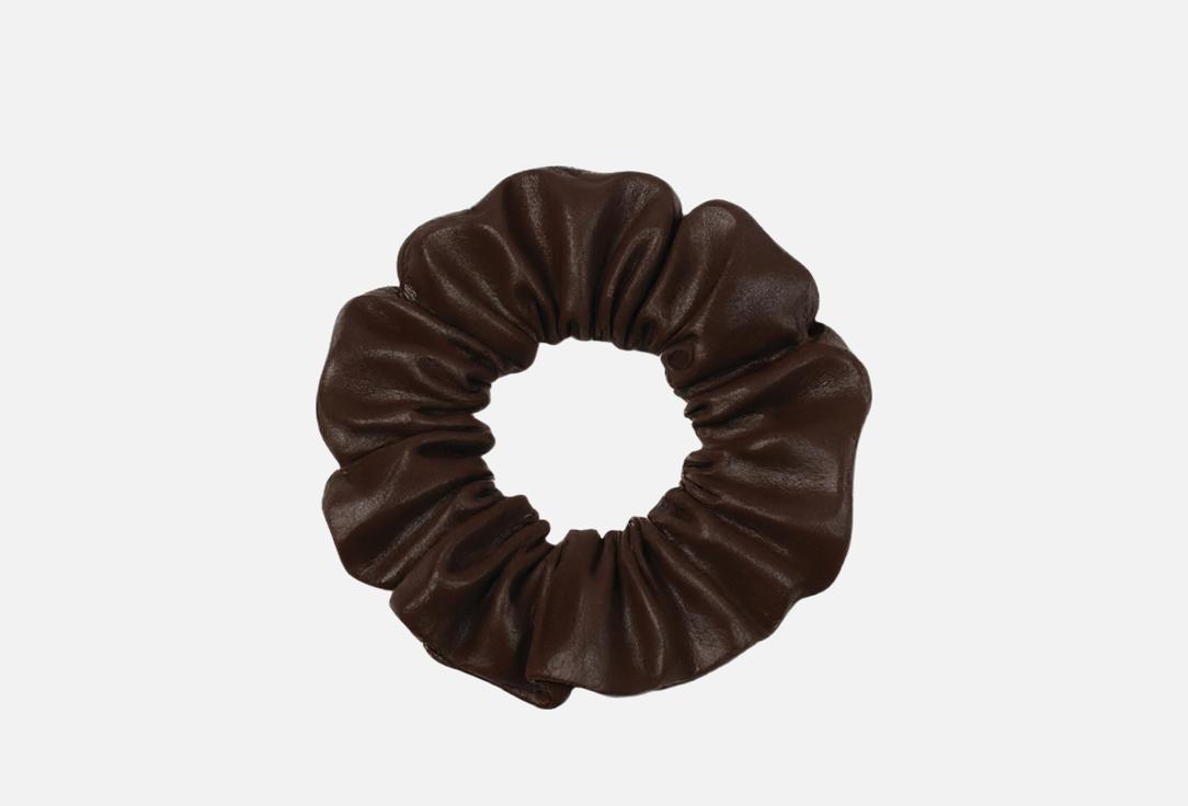 

Резинка для волос MIA COSA, Коричневый, Vegan leather Scrunchy, medium 1 шт