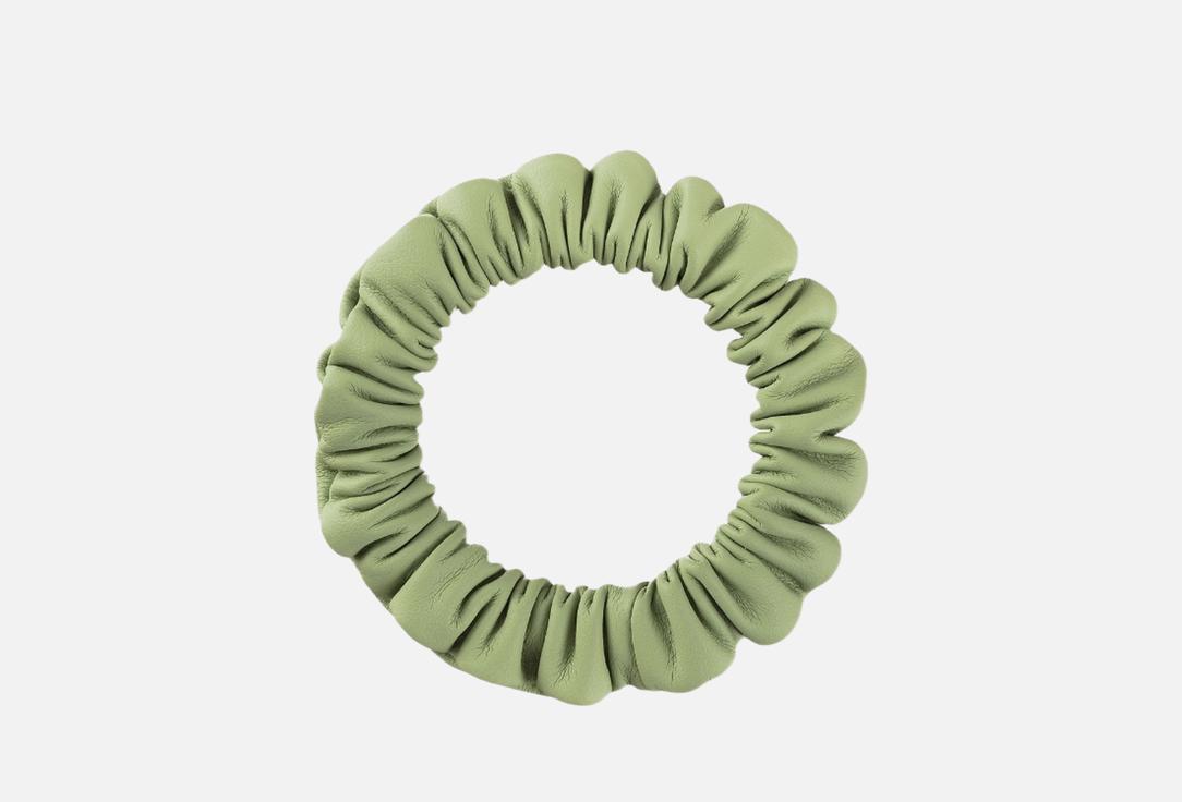 

Резинка для волос MIA COSA, Зеленый, Vegan leather Scrunchy, mini 1 шт