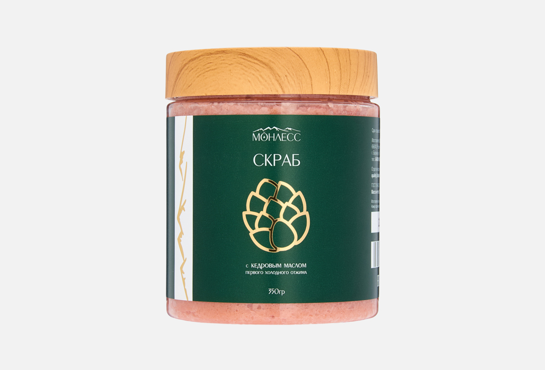 

Скраб для тела МОНЛЕСС, С кедровым маслом 350 г