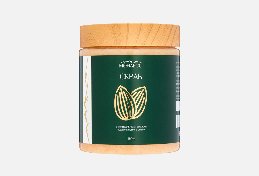 

Скраб для тела МОНЛЕСС, С миндальным маслом 350 г