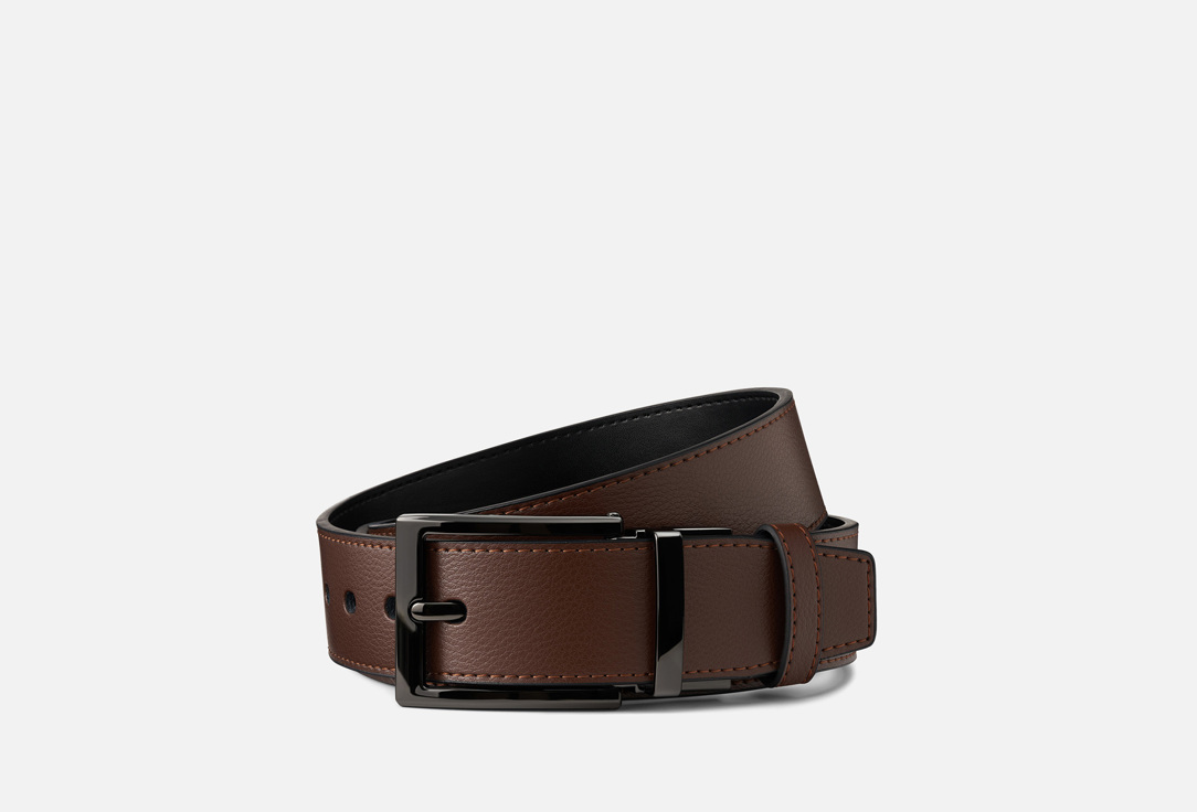 

Двусторонний кожаный ремень TEZZE, Коричневый, Reverse Volt 60-130 мл