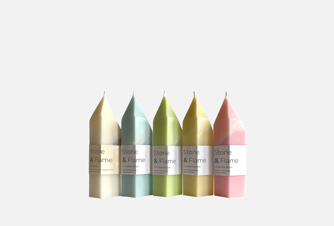 Изображение товара Набор свечей Ampersand Workshop симфония камней №1